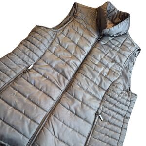 db Established 1962 Grey Silver Metallic Puffer Vest  Women's XL